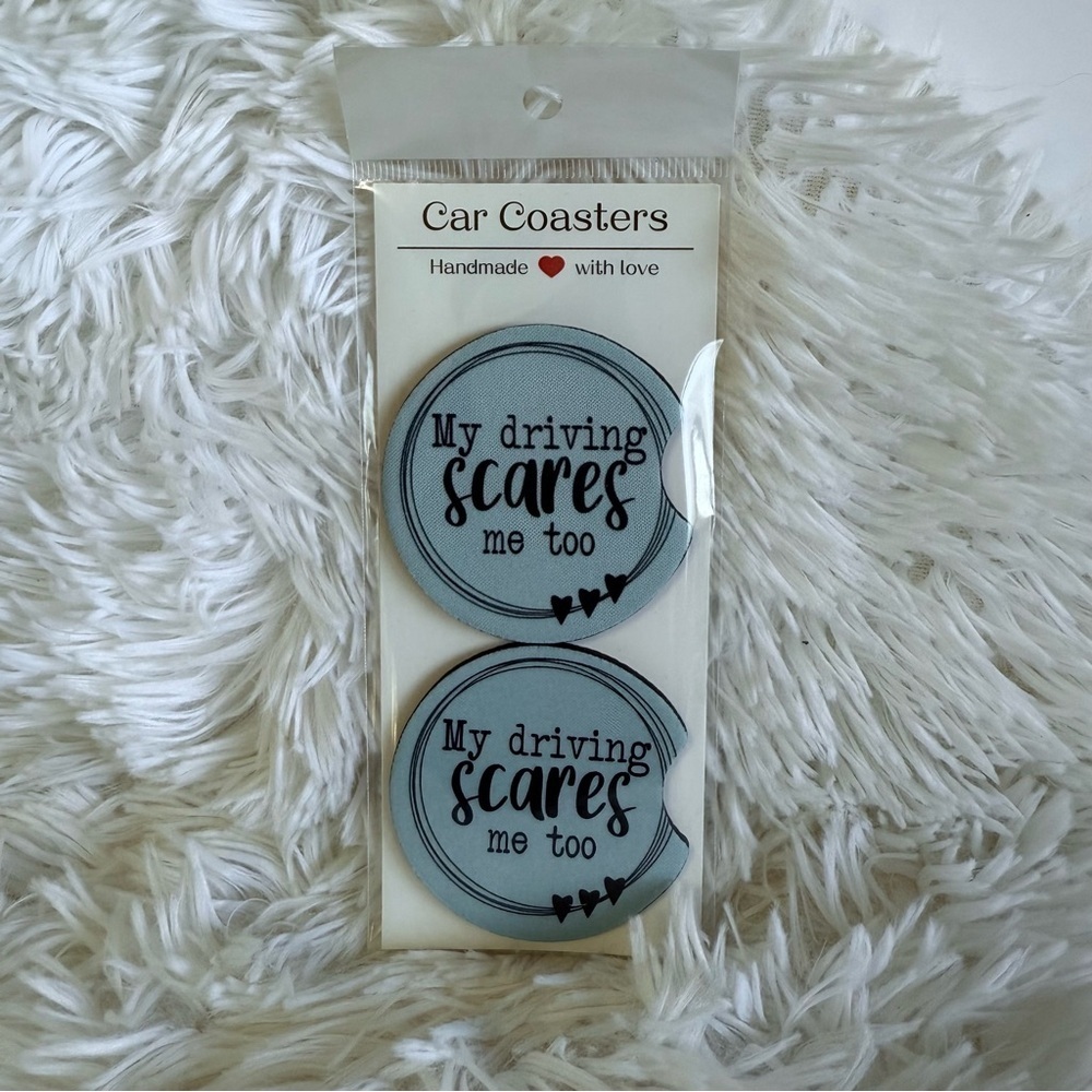🫟 2/$15 Humorous Car Coasters